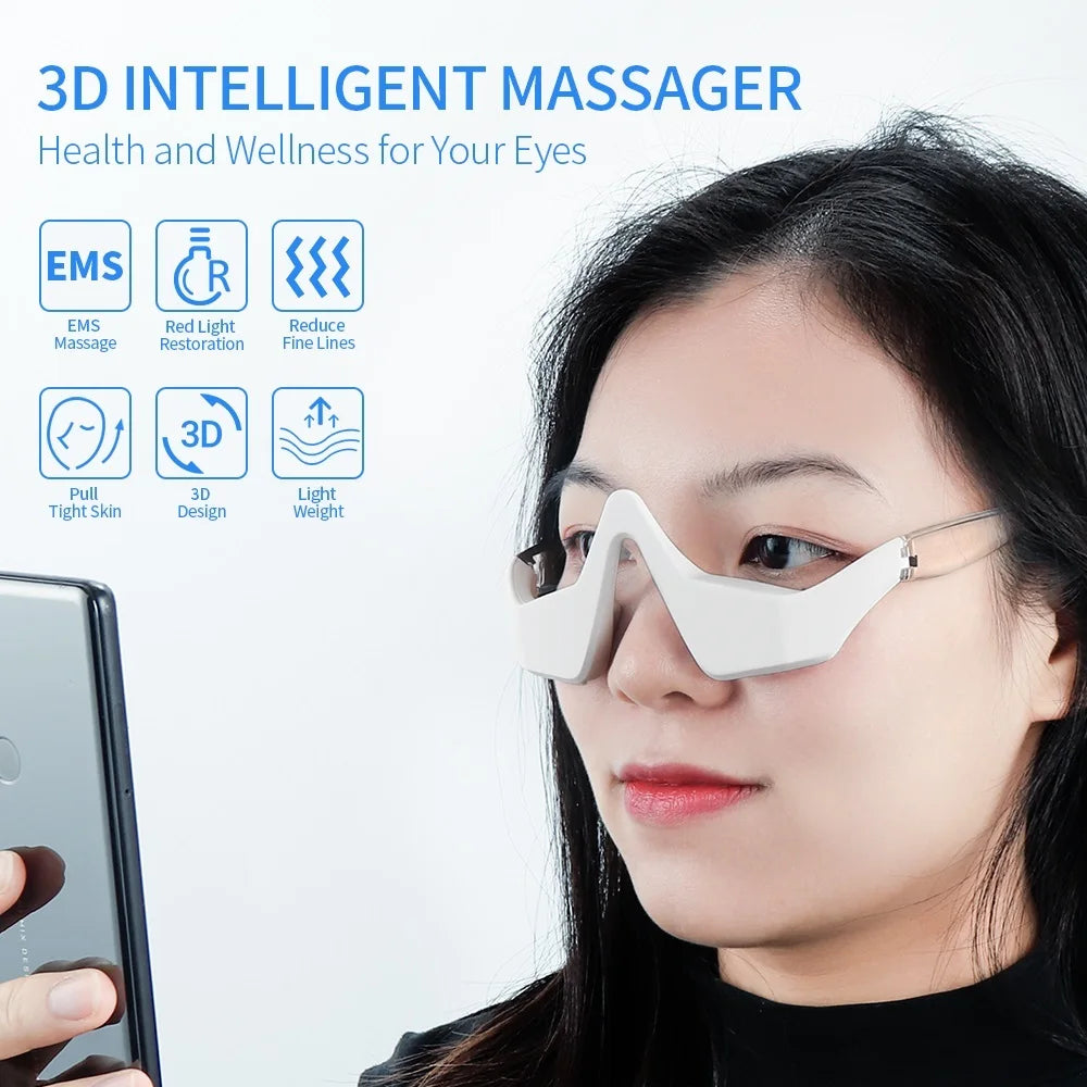 Red Light Therapy Eye Massager for anti-aging care