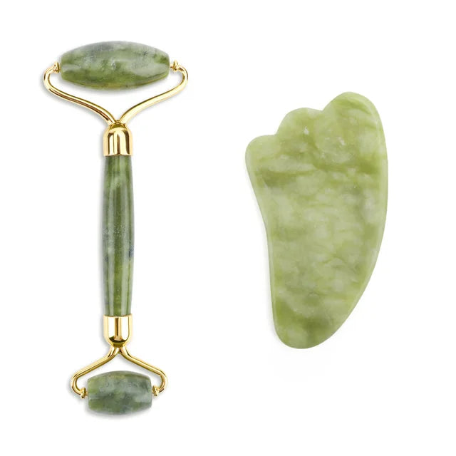 Jade Gua Sha Massager and Facial Roller