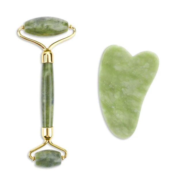 Jade Gua Sha Massager and Facial Roller