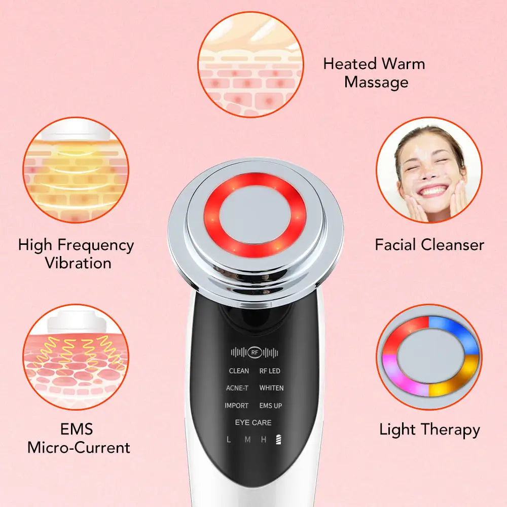 Radiant Glow 7-in-1 Face Lift Skin Rejuvenation Device by BaeSkin Finds