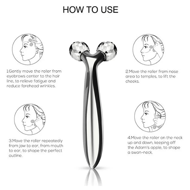 How to use baeskin Facial Roller Massage Tool to relieve tension, reduce puffiness, and promote skin rejuvenation. 