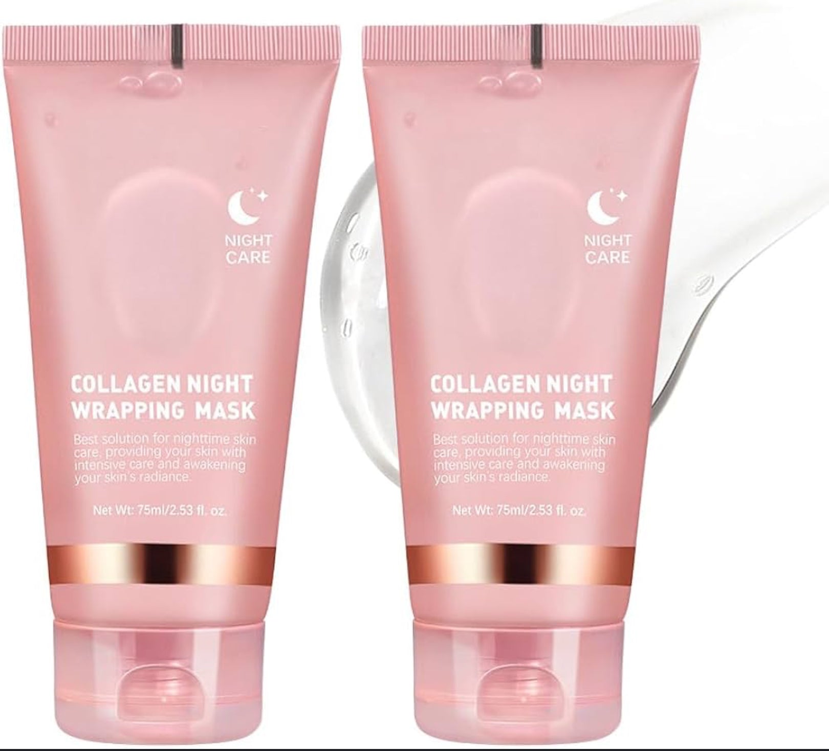 Collagen Night Wrapping Mask- Korean overnight peel-off face mask for ant-aging and hydration.