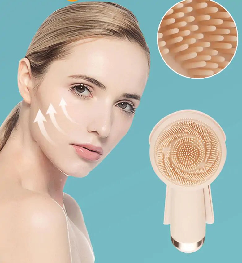 Silicone Facial Brush for deep skin cleansing