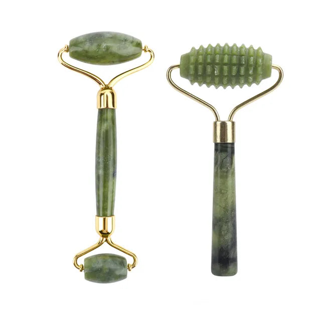 Jade Gua Sha Massager and Facial Roller