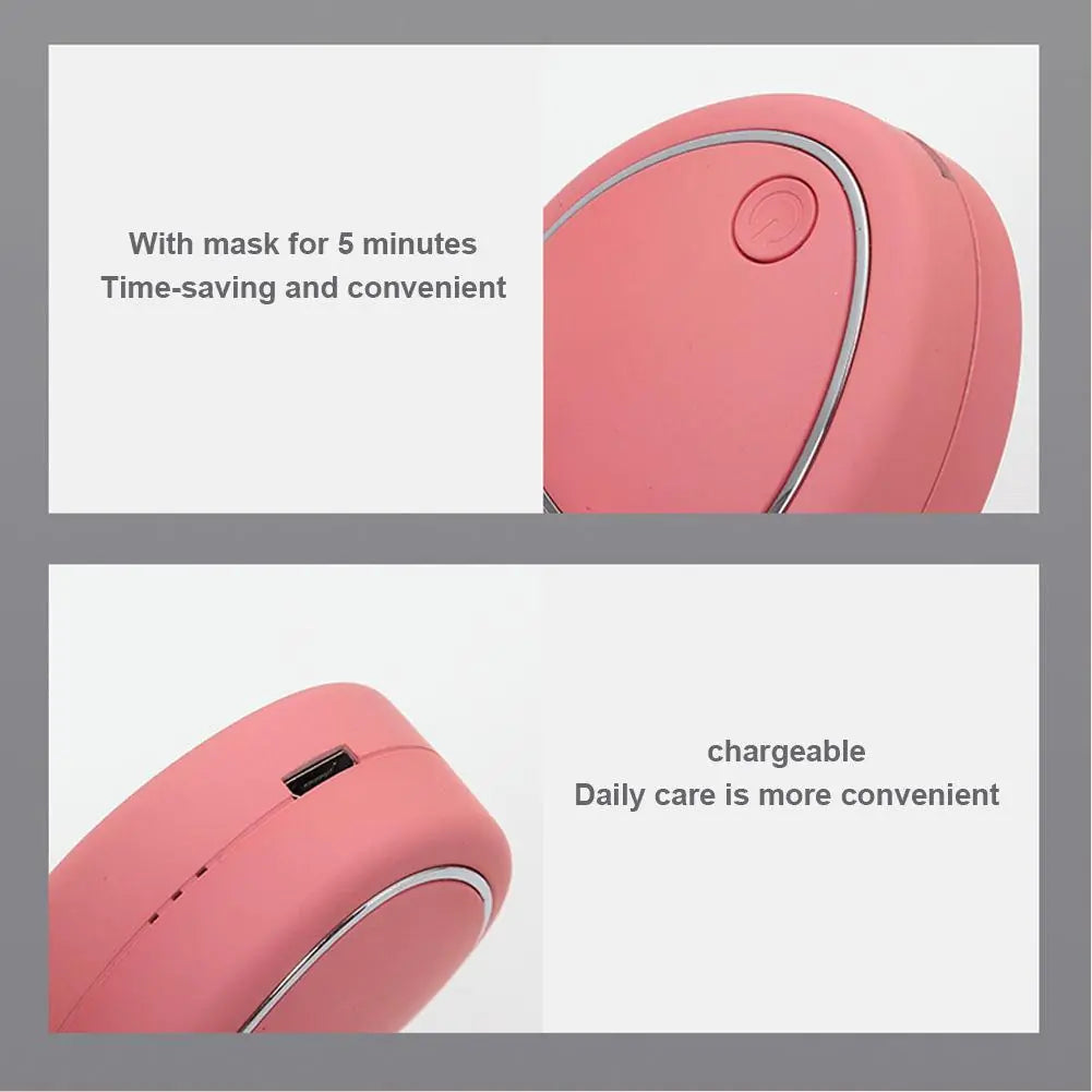 Electric Face Lift Massager for skin toning in Pink