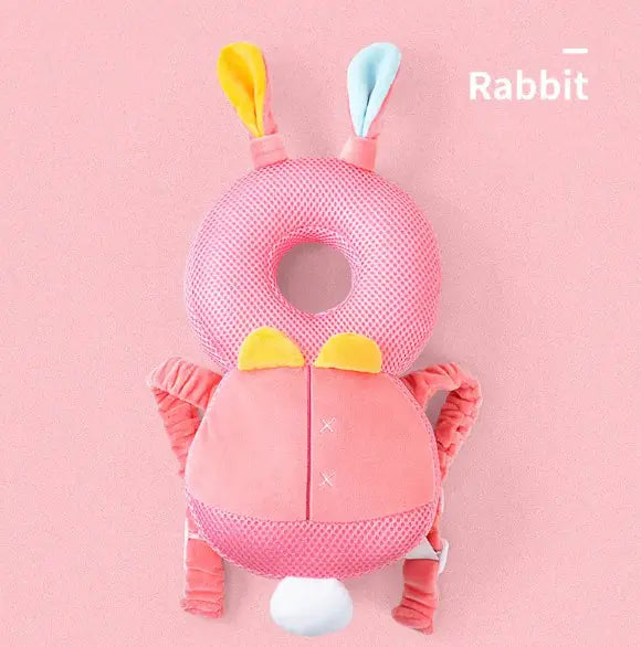 Toddler safety cushion backpack with an adorable rabbit design 